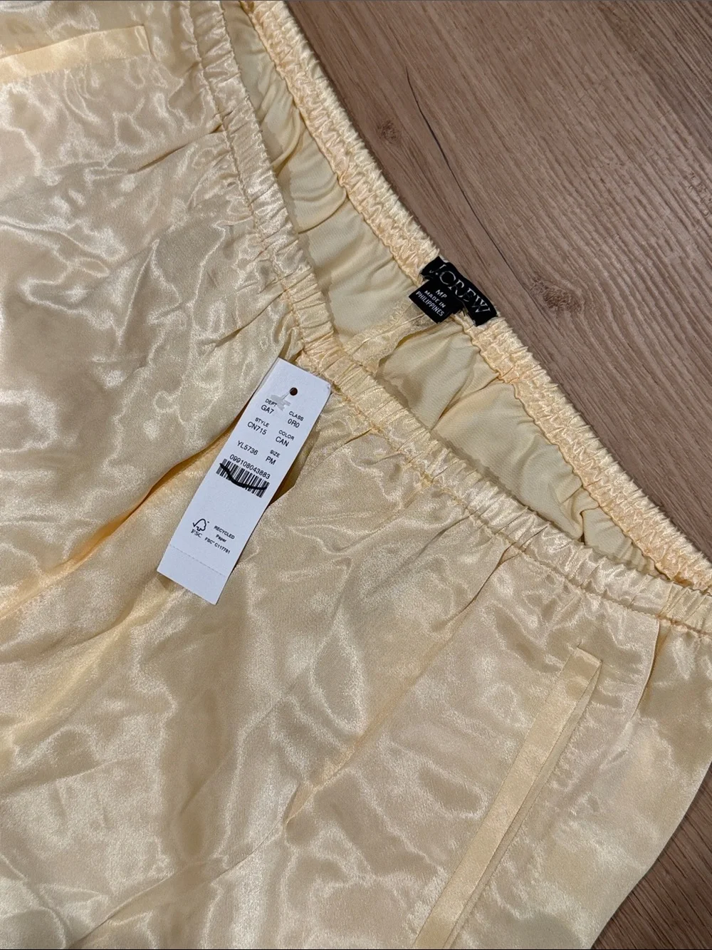 J Crew Cosmo pant in luster charmeuse